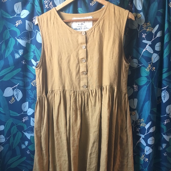 poshmark linen dress